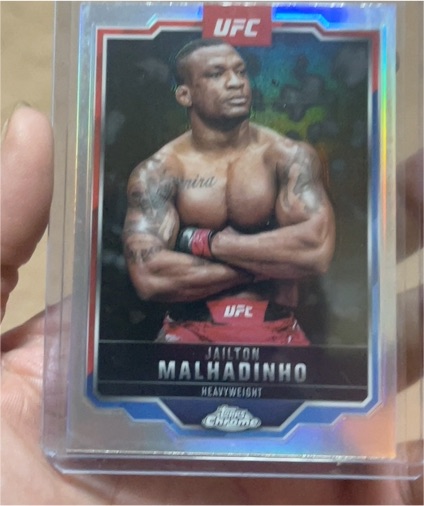 2025 Topps Chrome UFC #112 Jailton Malhadinho — front
