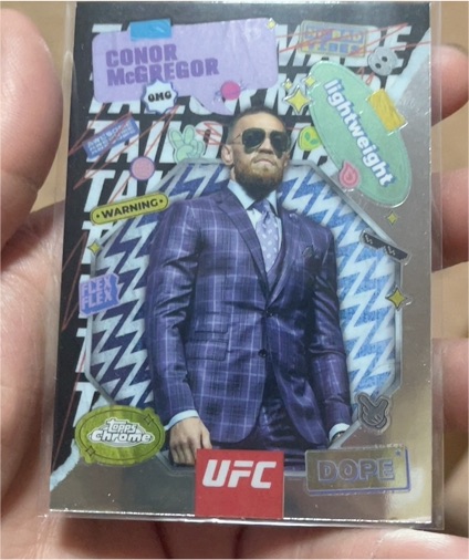 2025 Topps Chrome UFC #TRM-10 Conor McGregor Tailor Made — front