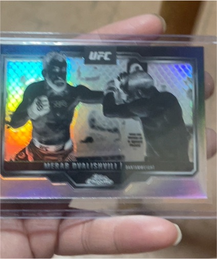 2025 Topps Chrome UFC #118 Merab Dvalishvili — front