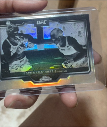 2025 Topps Chrome UFC Rose Namajunas — front