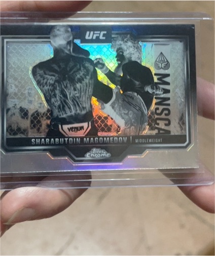 2025 Topps Chrome UFC #12 Sharabutdin Magomedov — front
