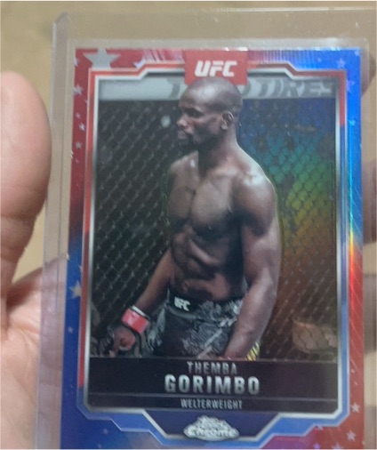 2025 Topps Chrome UFC #164 Themba Gorimbo — front