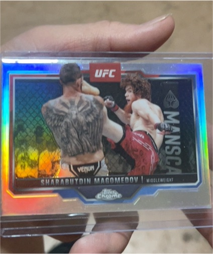 2025 Topps Chrome UFC #12 Sharabutdin Magomedov — front