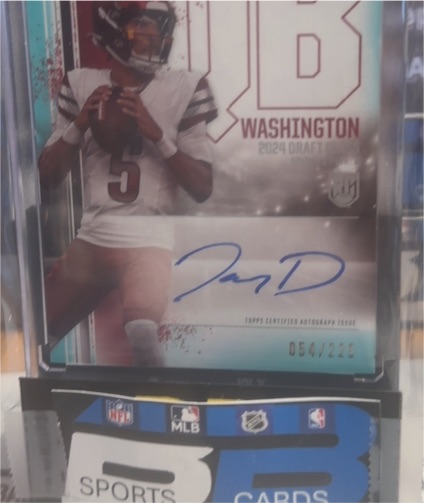 2024 Topps Signature Class #06 Jaden Daniels — front