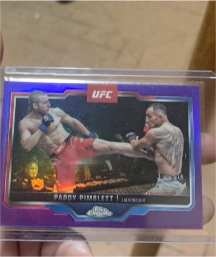 2025 Topps Chrome UFC #177 Paddy Pimblett — front