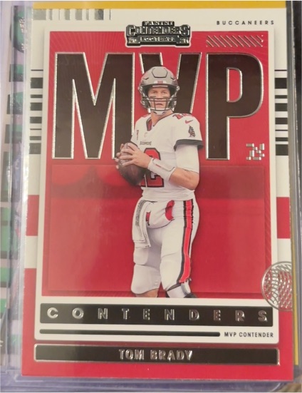 2021 Panini Contenders #MVP-TBR Tom Brady MVP Contenders — front