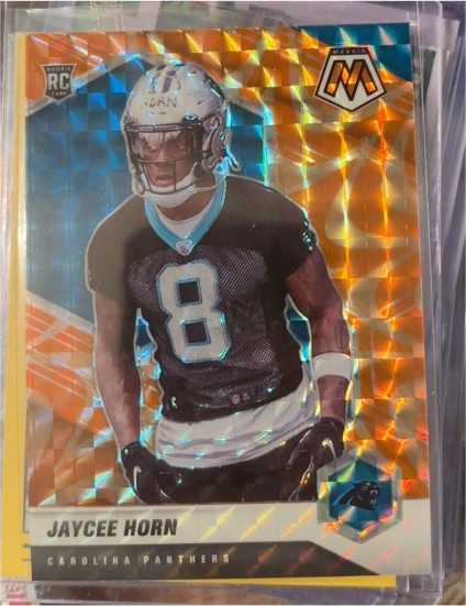 2021 Panini Mosaic #343 Jaycee Horn — front