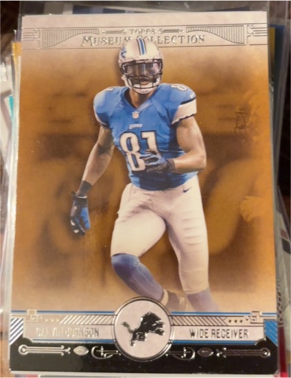 2014 Topps Museum Collection #98 Calvin Johnson — front