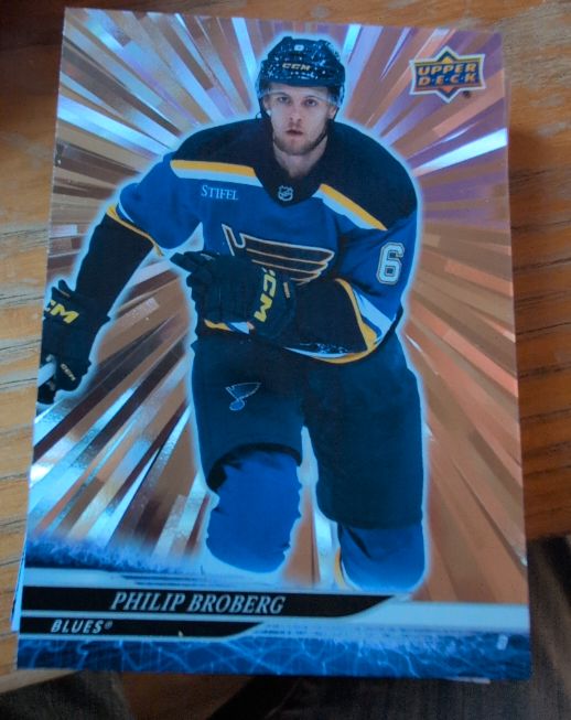 2024-25 Upper Deck Outburst Philip Broberg — front