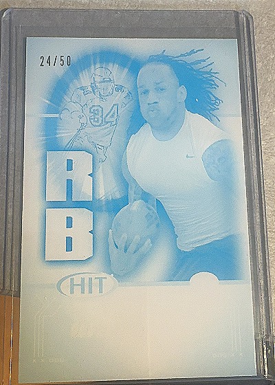 2011 SAGE HIT Make Ready Cyan #71 Jacquizz Rodgers — front