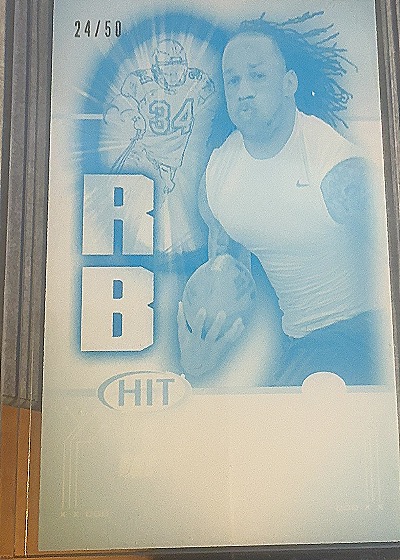 2011 SAGE HIT Make Ready Cyan #71 Jacquizz Rodgers — back