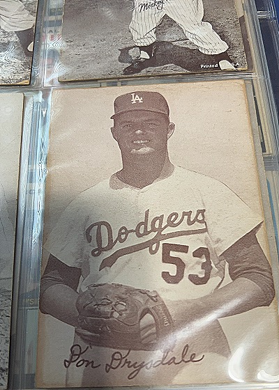 1963 Exhibits #Glove at Waist Don Drysdale — front