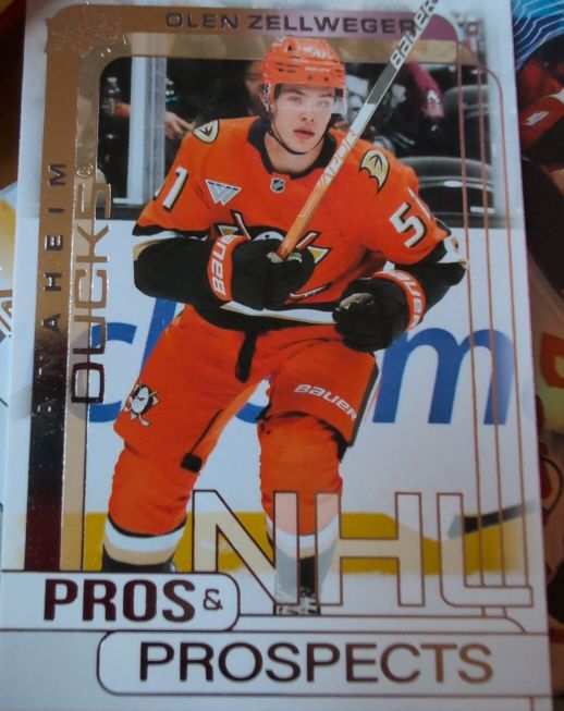 2024-25 Upper Deck Extended Series Pros & Prospects #PP-18 Olen Zellweger — front