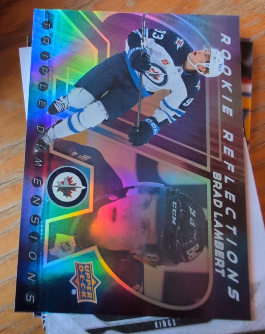 2024-25 Upper Deck Rookie Reflections #RR-3 Brad Lambert — front