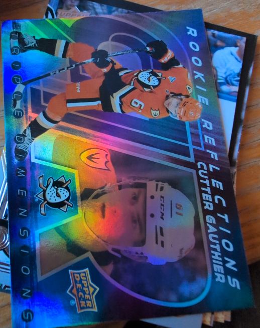 2024-25 Upper Deck Extended Series Rookie Reflections #RR-27 Cutter Gauthier — front