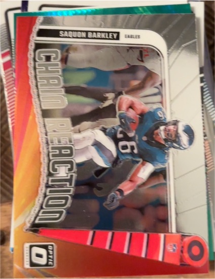 2024 Donruss Optic #4 Saquon Barkley Chain Reaction Philadelphia Eagles — front
