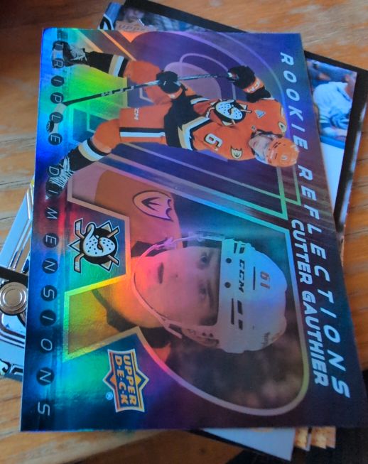 2024-25 Upper Deck Rookie Reflections #RR-27 Cutter Gauthier — front