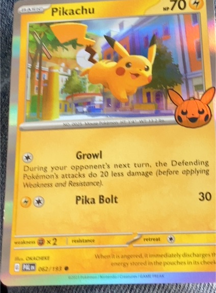 2023 Pokémon Trick or Trade #062 Pikachu — front