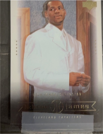 2003-04 Upper Deck #7 LeBron James — front