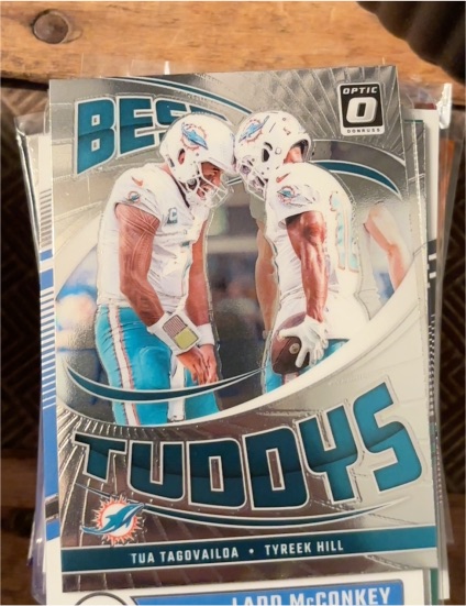 2024 Donruss Optic #1 Tua Tagovailoa / Tyreek Hill Best Tuddys — front