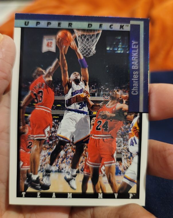 1993-94 Upper Deck #TM21 Charles Barkley Team MVP Insert — front