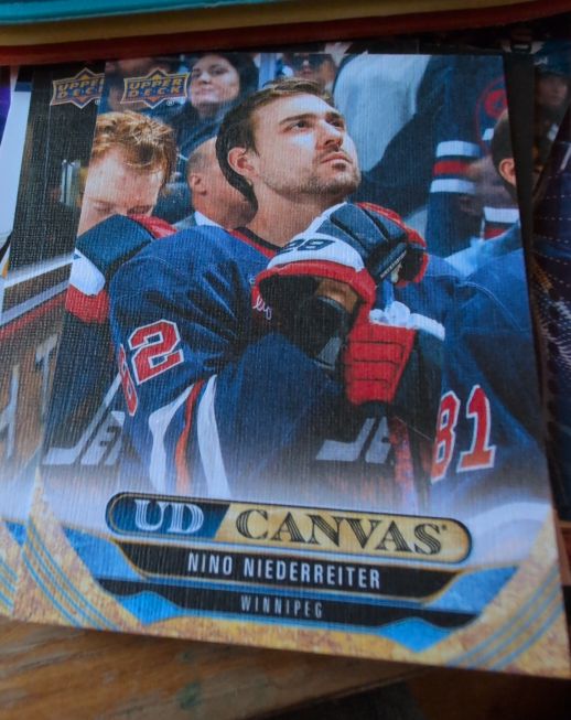 2024-25 Upper Deck Extended Series Canvas #C274 Nino Niederreiter — front
