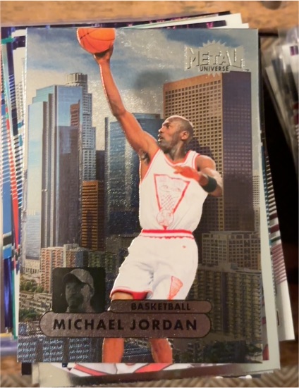 1997-98 Skybox Metal Universe Championship #23 Michael Jordan — front