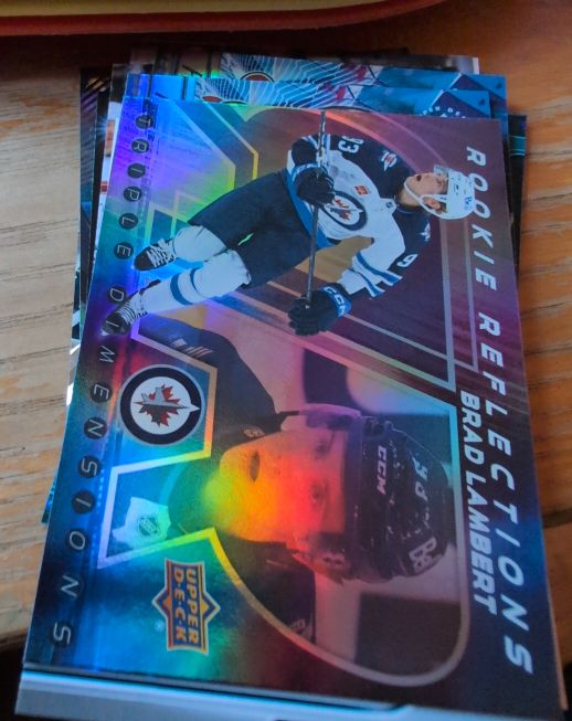 2024-25 Upper Deck Rookie Reflections #RR-3 Brad Lambert — front