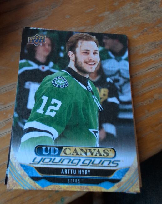 2024-25 Upper Deck Extended Series UD Canvas Young Guns #C366 Arttu Hyry — front