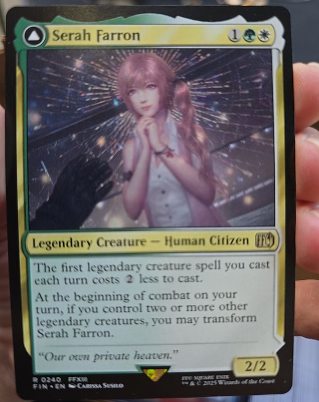 2025 Final Fantasy #240 Serah Farron — front