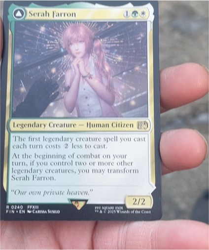 2023 Magic: The Gathering Final Fantasy #240 Serah Farron — front