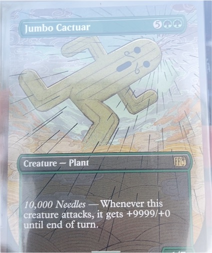 2023 Magic: The Gathering #343 Jumbo Cactuar — front