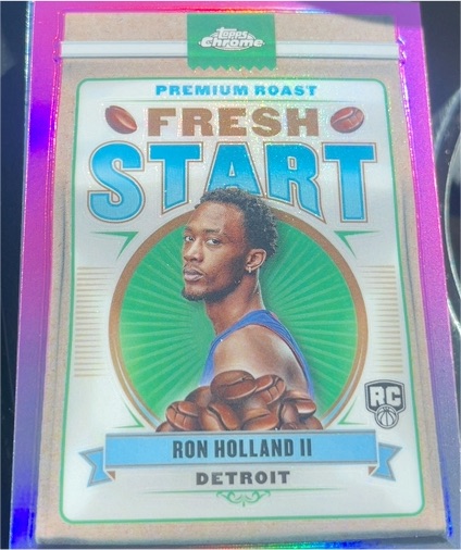 2024-25 Topps Chrome Fresh Start #FS-4 Ron Holland II — front