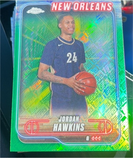2024-25 Topps Chrome #200 Jordan Hawkins — front