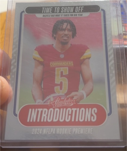 2024 Panini Absolute Introductions #I-JDS Jayden Daniels — front