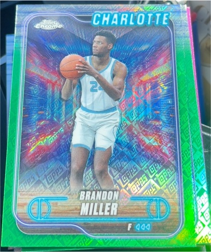 2024 Topps Chrome #61 Brandon Miller — front