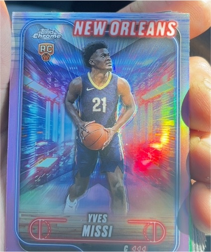 2024-25 Topps Chrome #156 Yves Missi — front