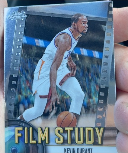 2024-25 Topps Chrome #FS-4 Kevin Durant Film Study — front