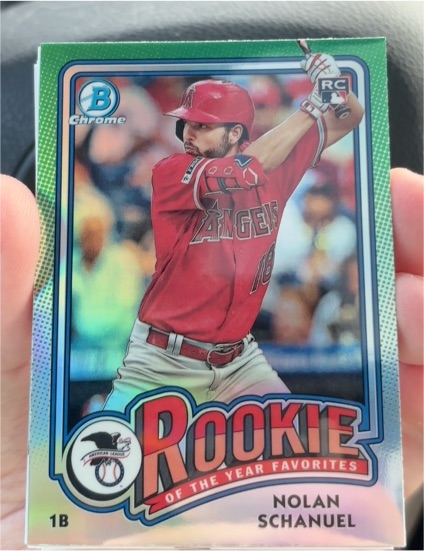 2024 Bowman Chrome Rookie of the Year Favorites #ROY-9 Nolan Schanuel — front