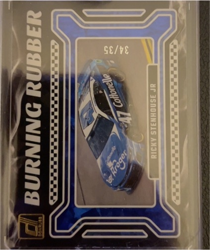 2024 Donruss #12 Ricky Stenhouse Jr Burning Rubber — front