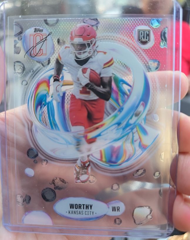2024 Topps Signature Class #F-8 Xavier Worthy Fluidity — front
