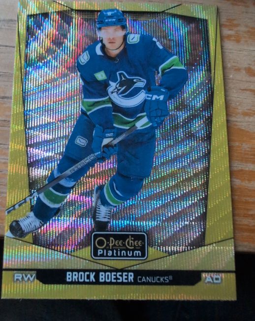 2024-25 O-Pee-Chee Platinum #125 Brock Boeser — front