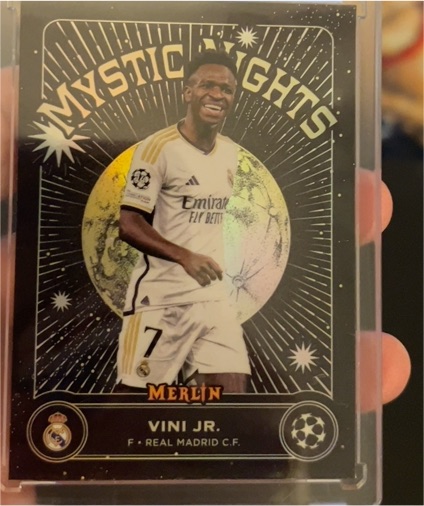 2023-24 Topps Merlin UEFA Mystic Nights #MN-4 Vini Jr. — front