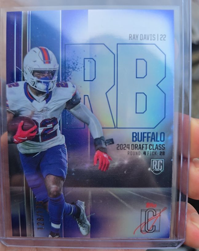 2024 Topps Signature Class #75 Ray Davis — front