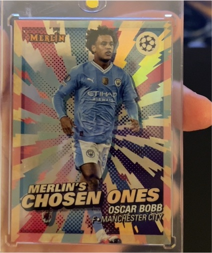2023-24 Topps Merlin #MC-13 Oscar Bobb — front