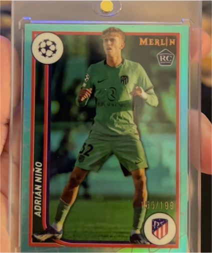 2023-24 Topps Merlin #19 Adrian Nino Rookie — front