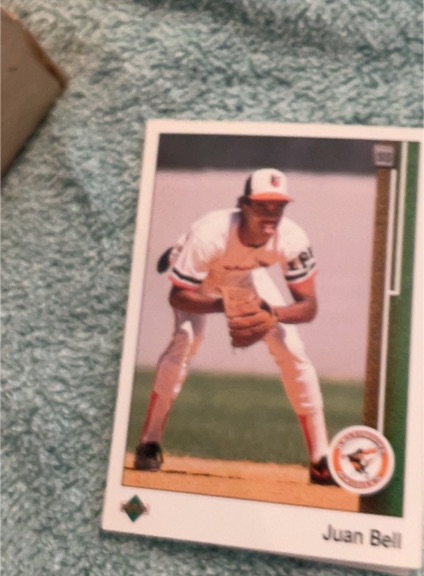 1989 Upper Deck #747 Juan Bell — front