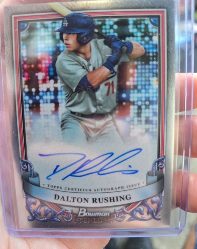 2024 Bowman Sterling Prospect Autographs #PA-DR Dalton Rushing — front