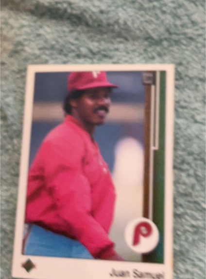 1989 Upper Deck #336 Juan Samuel — front
