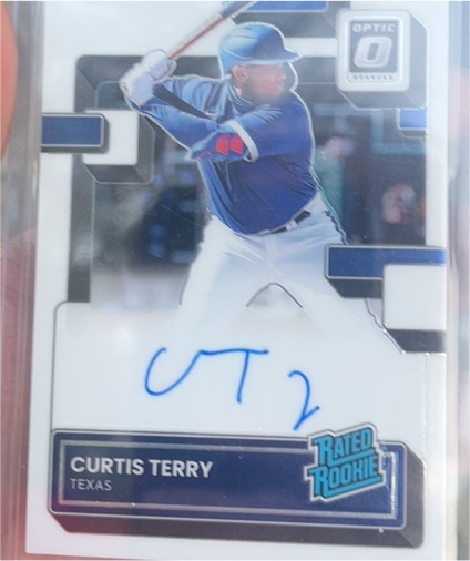 2022 Donruss Optic #RRS-CT Curtis Terry — front